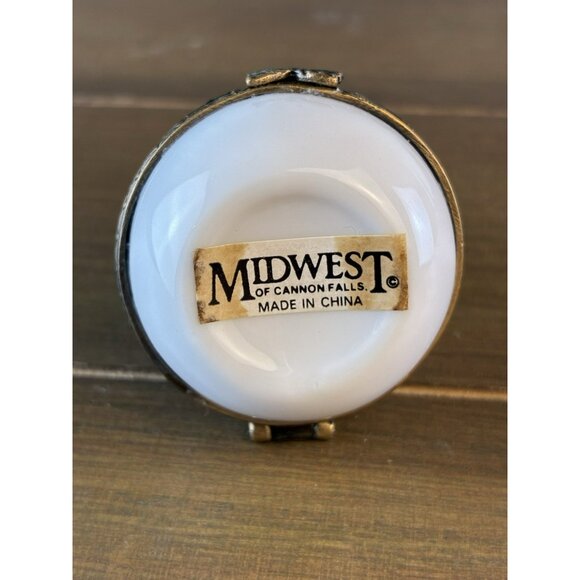 VTG Midwest Cannon Falls Easter Bunny Chick Trinket Pill Ring Box Small - Picture 7 of 7